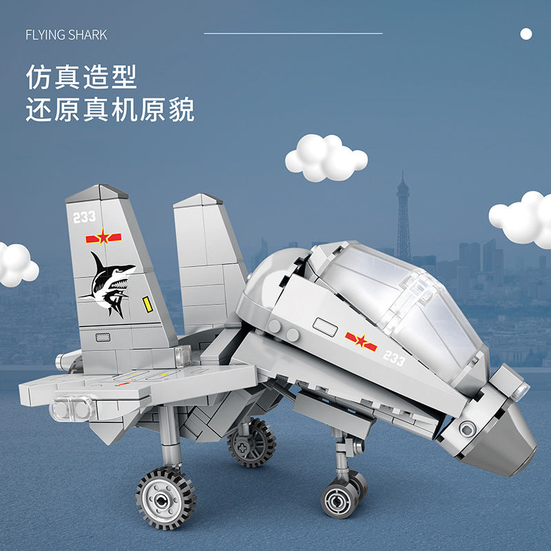 j-15 flying shark fighter building block set - juhang 89009 - 2