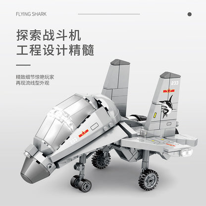 j-15 flying shark fighter building block set - juhang 89009 - 3