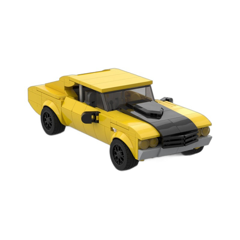jack reacher's bowtie chevelle building set | moc-114482 - 4