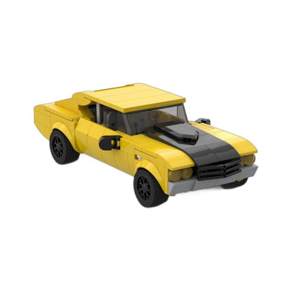 jack reacher's bowtie chevelle building set | moc-114482 - 4