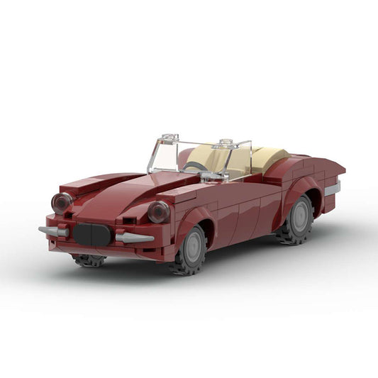 jaguar e-type cabriolet building set | moc-85572 - 1