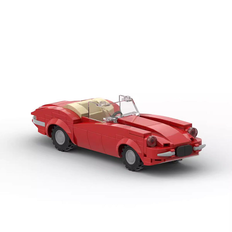 jaguar e-type cabriolet building set | moc-85572 - 1