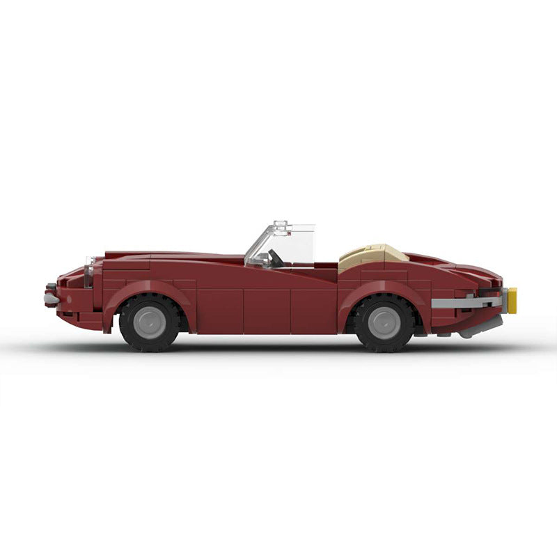 jaguar e-type cabriolet building set | moc-85572 - 2