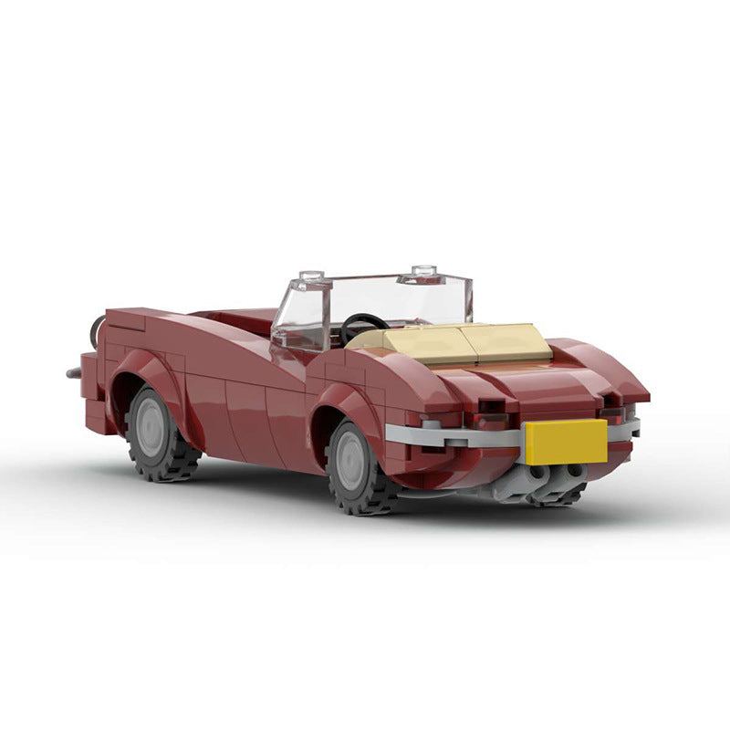 jaguar e-type cabriolet building set | moc-85572 - 3