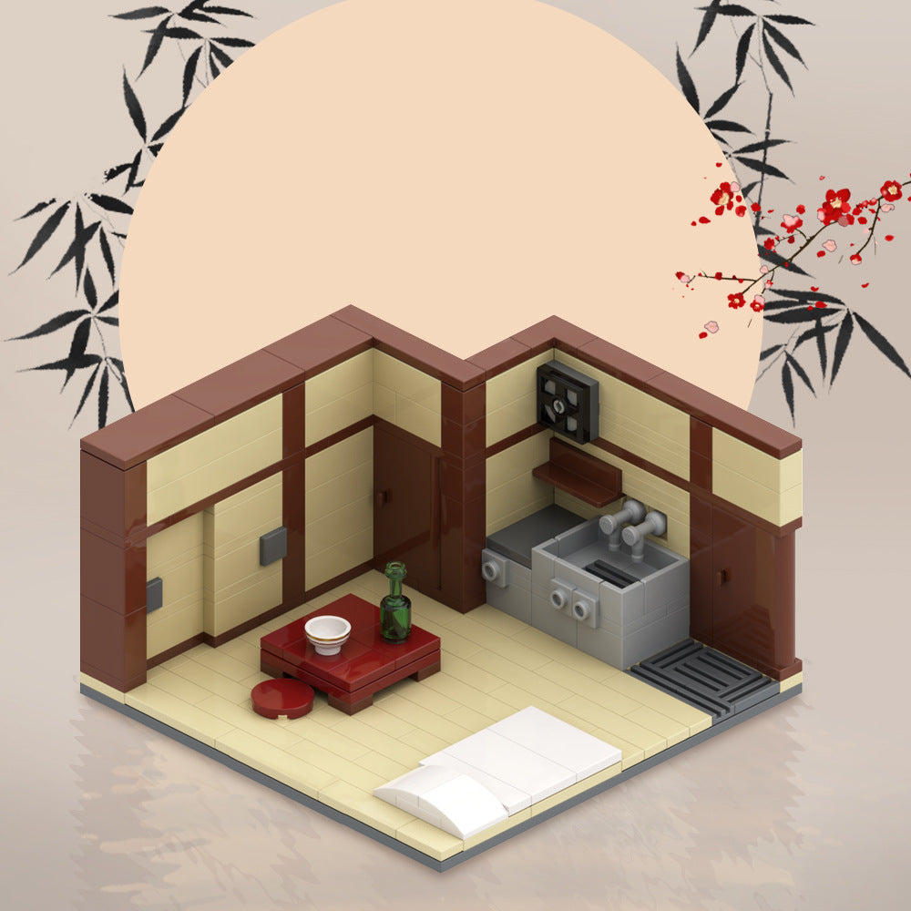 japanese apartment building set | moc-99736 - 1