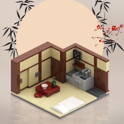 japanese apartment building set | moc-99736 - 1