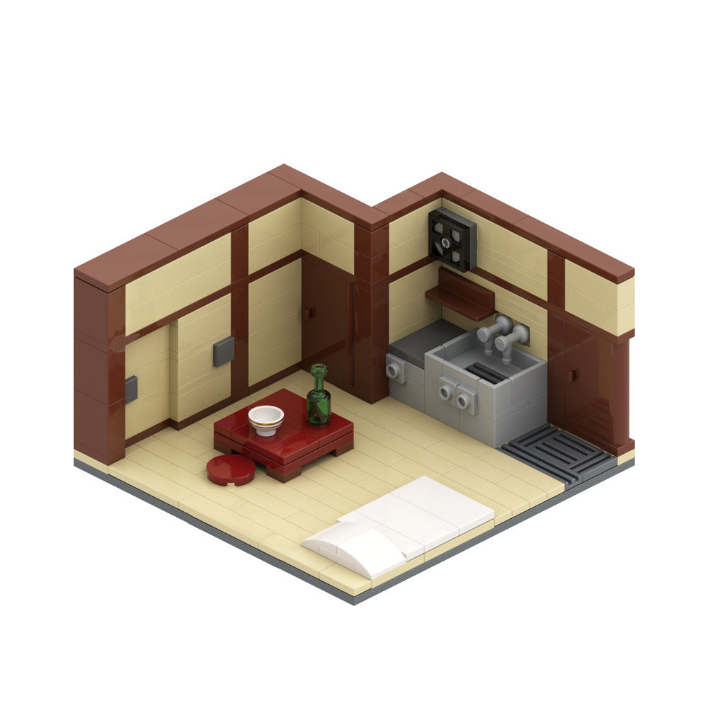japanese apartment building set | moc-99736 - 2