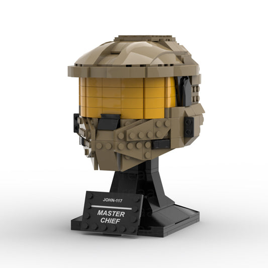 john-117 master chief helmet building set | halo | moc-92307 - 4