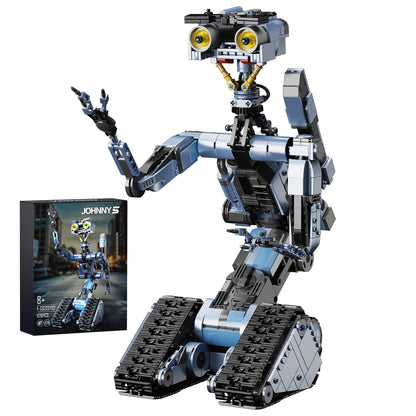 johnny 5 robot model building block set - movie short circuit - 5