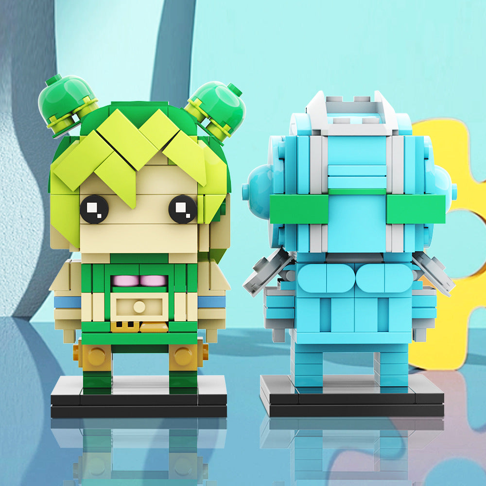 jolyne cujoh brickheadz building set | jojo's bizarre adventure - 1