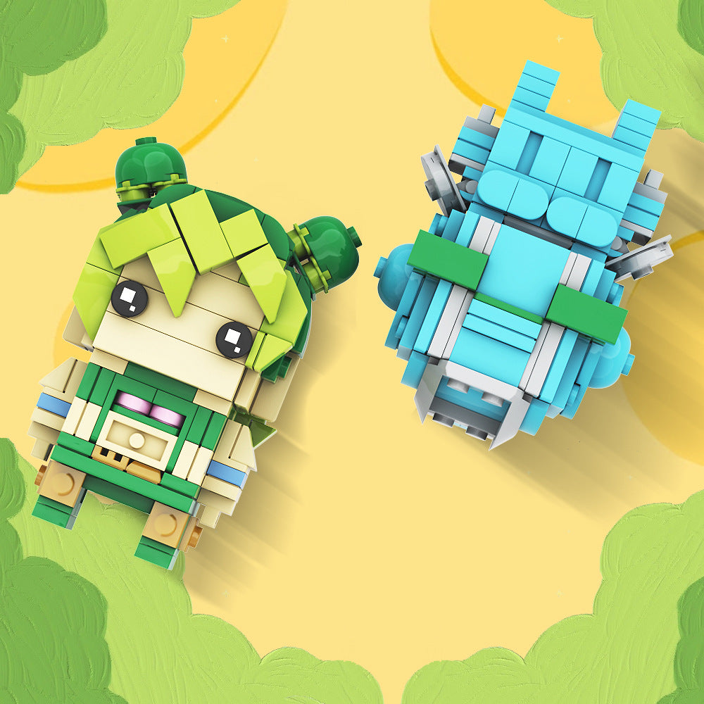 jolyne cujoh brickheadz building set | jojo's bizarre adventure - 3