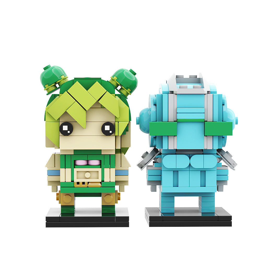 jolyne cujoh brickheadz building set | jojo's bizarre adventure - 5