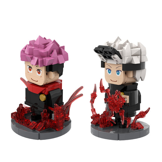 jujutsu kaisen yuji itadori & satoru gojo brickheadz - 3