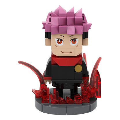 jujutsu kaisen yuji itadori & satoru gojo brickheadz - 6