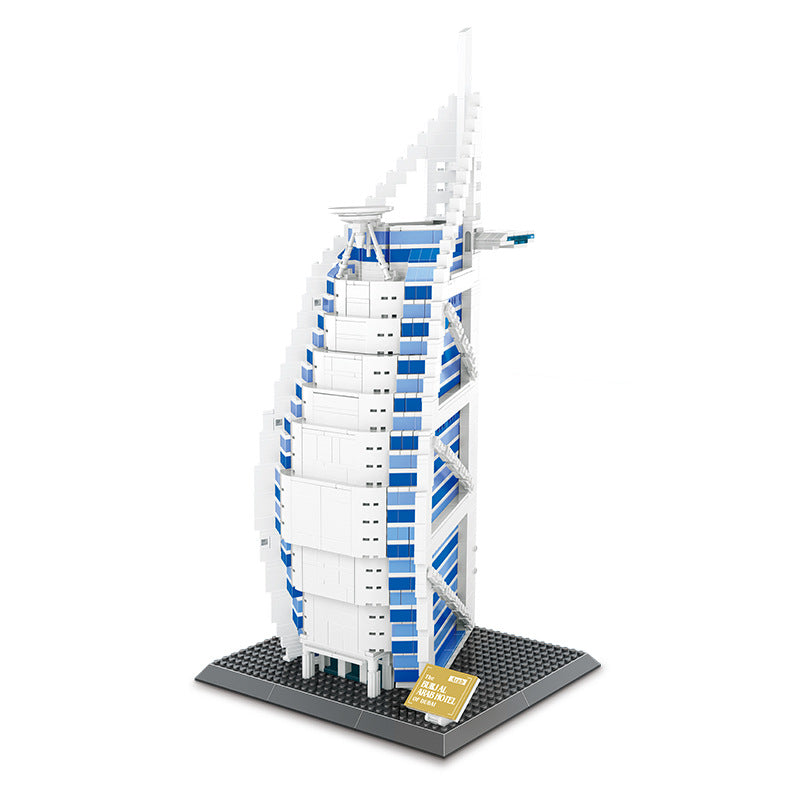 jumeirah burj al arab - building blocks set - wange bricks 5220 - 4