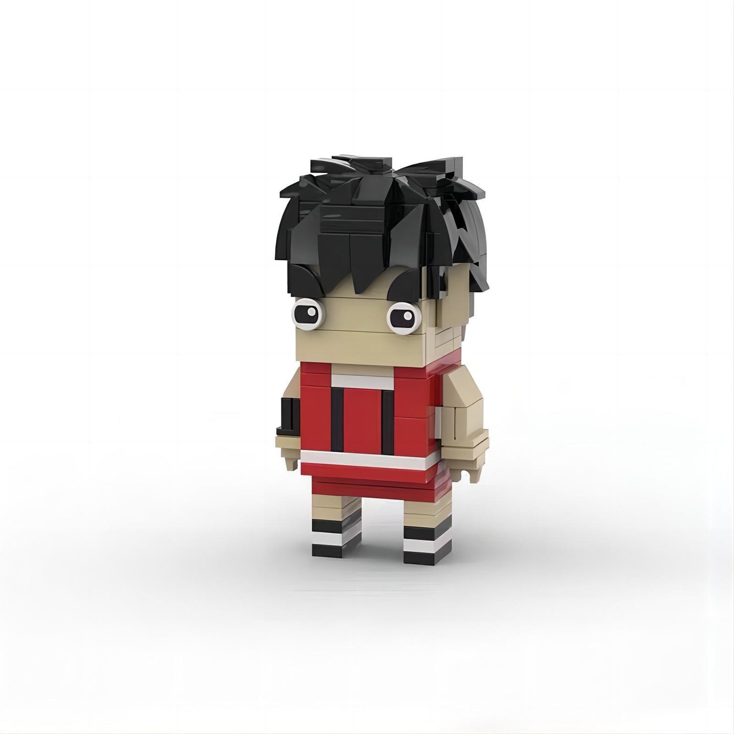 kaede rukawa brickheadz building set | slam dunk | lego-compatible - 1