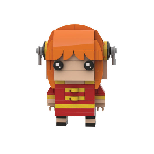 kagura brickheadz moc set | gintama lego-compatible building blocks - 1