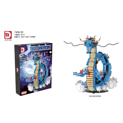 kaido blue dragon - one piece characters 1840 pcs | dk 5011 - 5