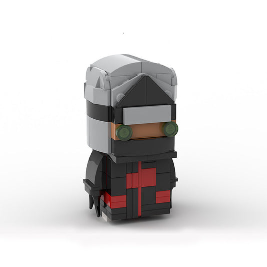 kakuzu akatsuki brickheadz building set | naruto moc - 1