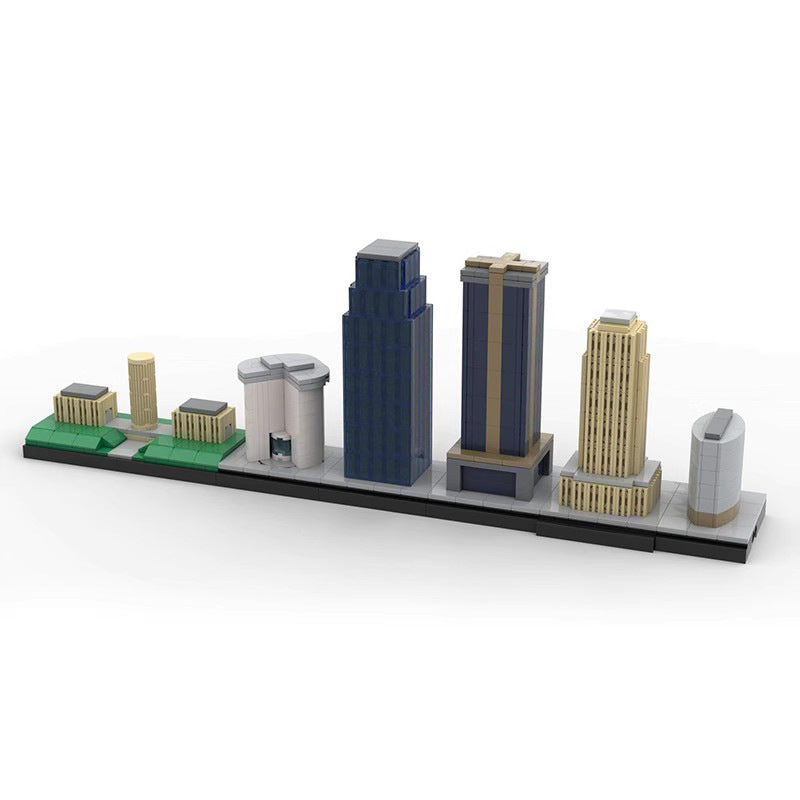 kansas city skyline building set | moc-64593 - 2