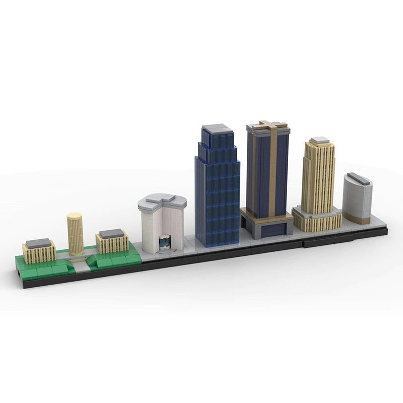 kansas city skyline building set | moc-64593 - 3