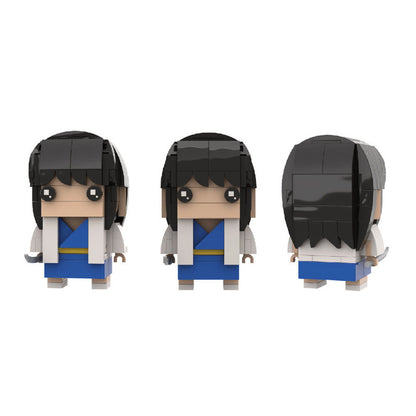 katsura kotarou brickheadz moc set | lego-compatible gintama blocks - 4