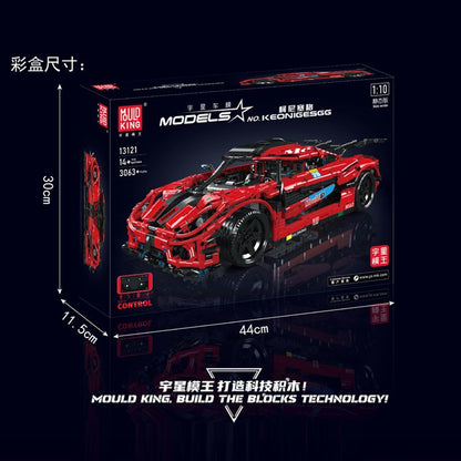 keonigesgg car building set - 3063 pcs | mouldking 13121 - 3