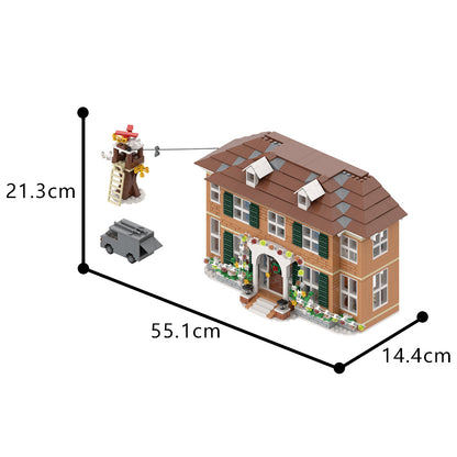 kevin's house building set | home alone | lego compatible - 4