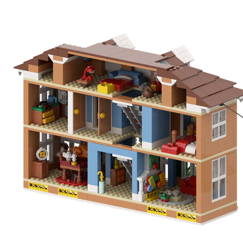 kevin's house building set | home alone | lego compatible - 5