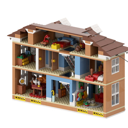 kevin's house building set | home alone | lego compatible - 5