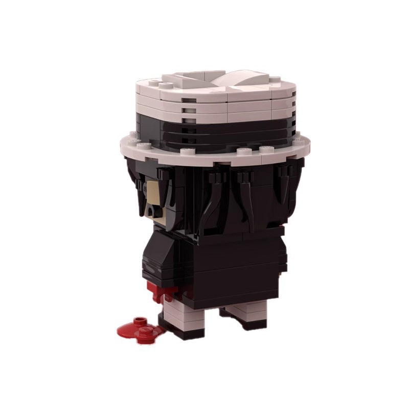kibutsuji muzan brickheadz building set | demon slayer | moc-84637 - 2