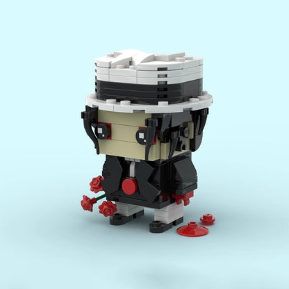 kibutsuji muzan brickheadz building set | demon slayer | moc-84637 - 3