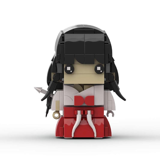 kikyo brickheadz moc building set | compatible with lego - 2