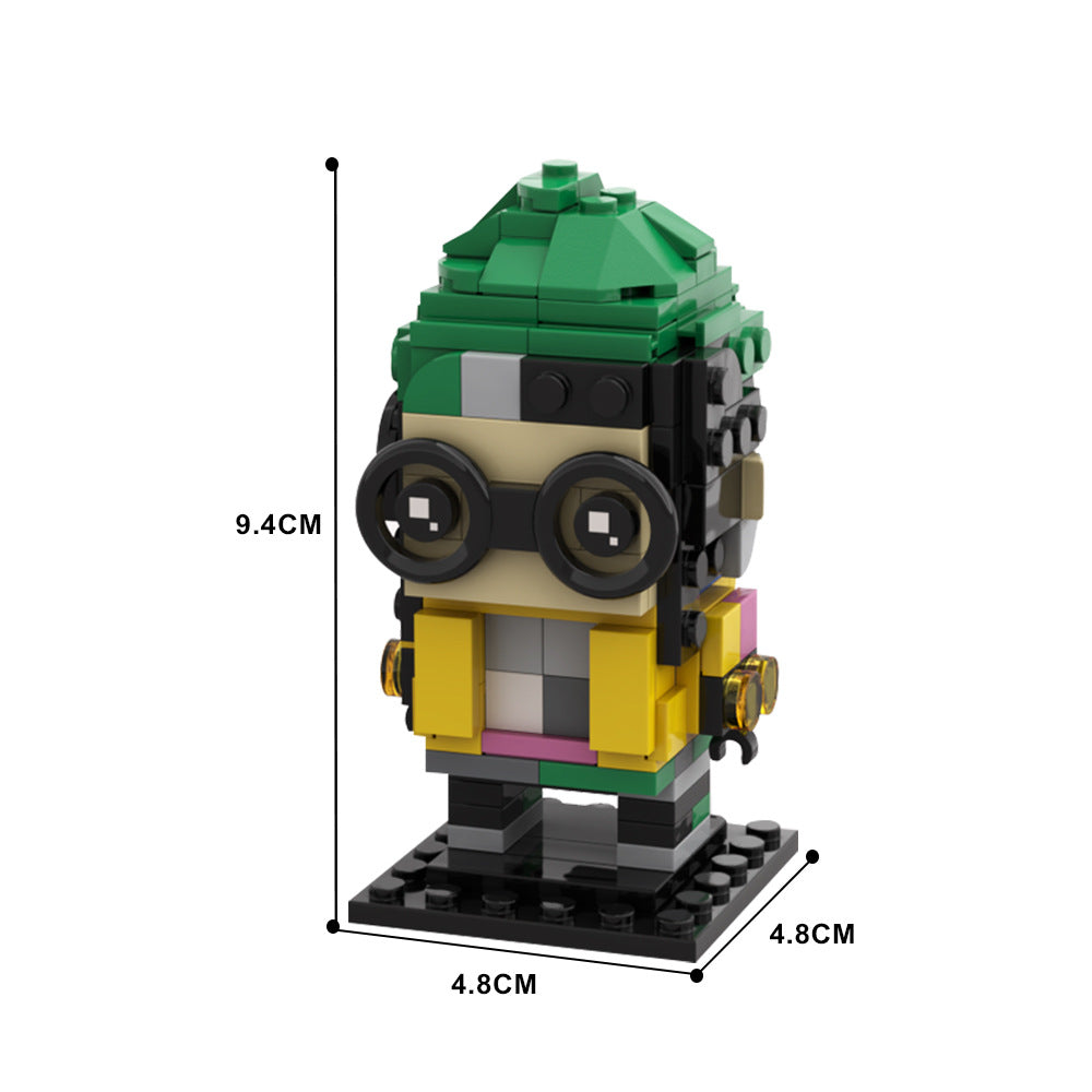 killjoy brickheadz building set | valorant | moc-131212 - 4