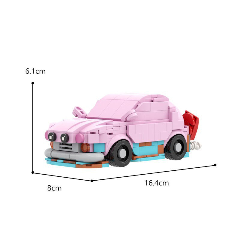 kirby taxi car lego-compatible building set | 421 pcs - 2