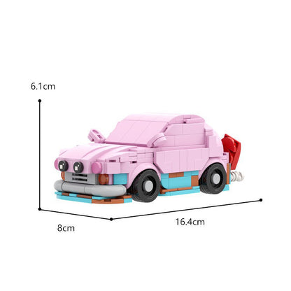 kirby taxi car lego-compatible building set | 421 pcs - 2