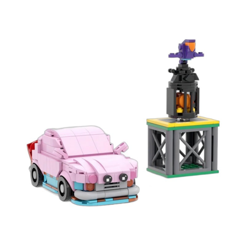 kirby taxi car lego-compatible building set | 421 pcs - 5