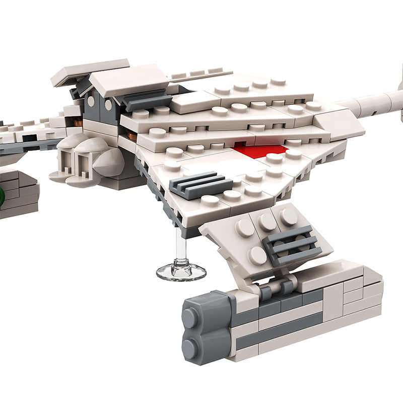 klingon d7 class battle cruiser building set | star trek | lego compatible - 3