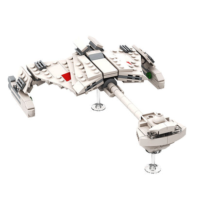 klingon d7 class battle cruiser building set | star trek | lego compatible - 5