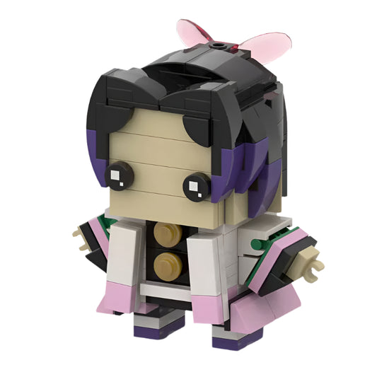 kochou shinobu brickheadz building set | demon slayer | moc-84218 - 1