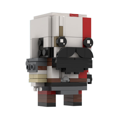 kratos brickheadz building set | god of war | moc-75469 - 2