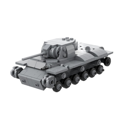 kv-1 soviet heavy tank building set | ww2 | moc-141990 - 2