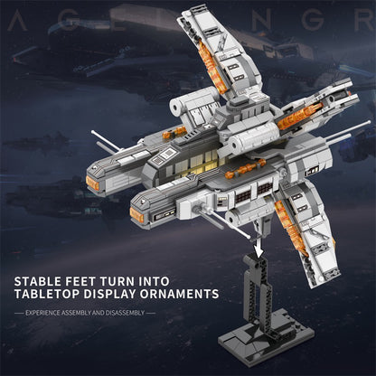 lagrange stingray class interstellar frigate block set - juhang 782 - 4