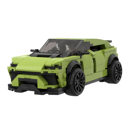 lamborghini urus and trailer for huracan building set | moc-39112 - 2