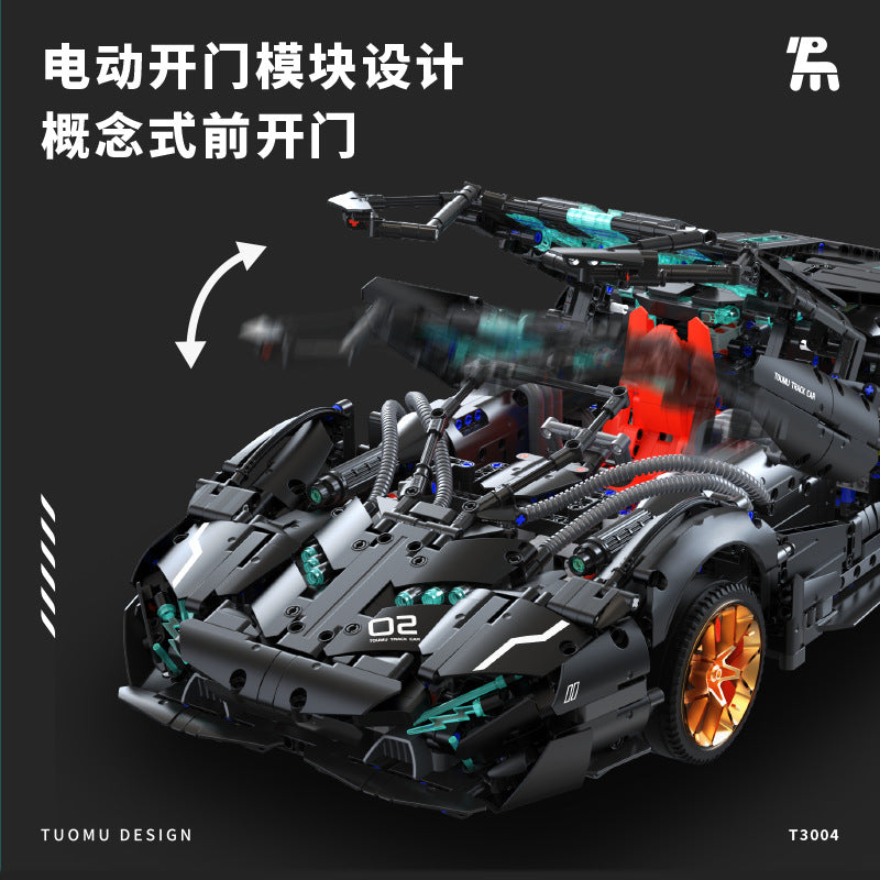 lamborghini v8 racing sports car - 3520 pcs | tuomu 3004 - 3