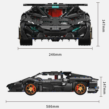 lamborghini v8 racing sports car - 3520 pcs | tuomu 3004 - 8