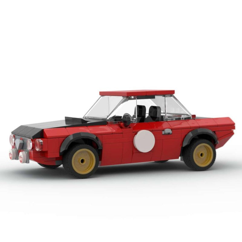 lancia fulvia rallye 1969 building set | moc-112887 - 5