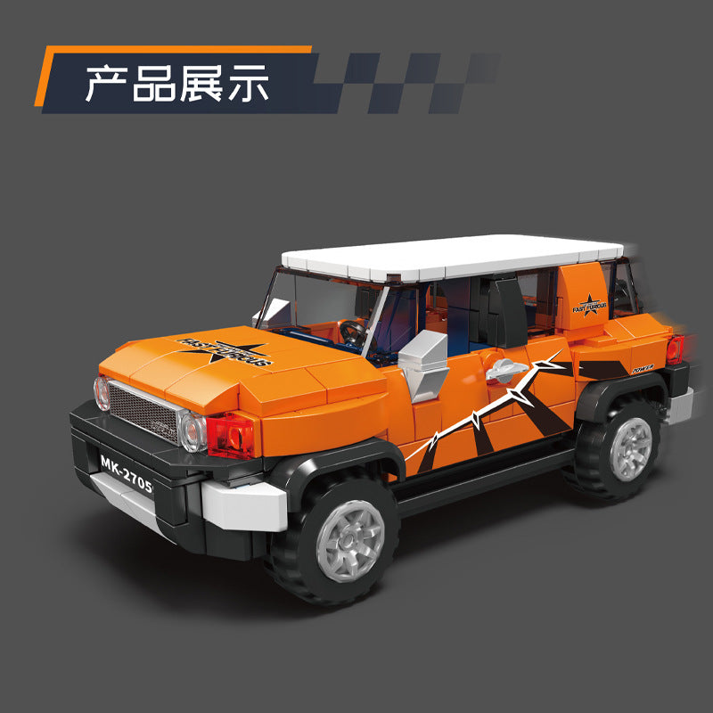 land cruiser suv with display case - 414 pcs | mouldking 27059 - 2