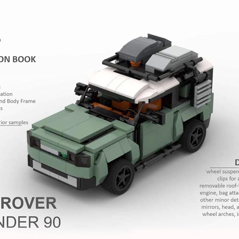 land rover defender 90 building set | moc-43292 - 6