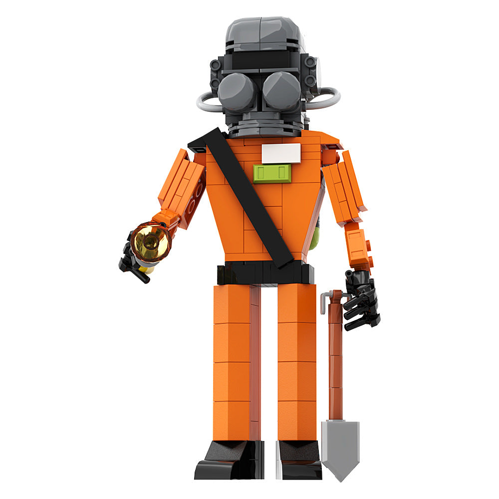 lethal company building set - gobricks - 5
